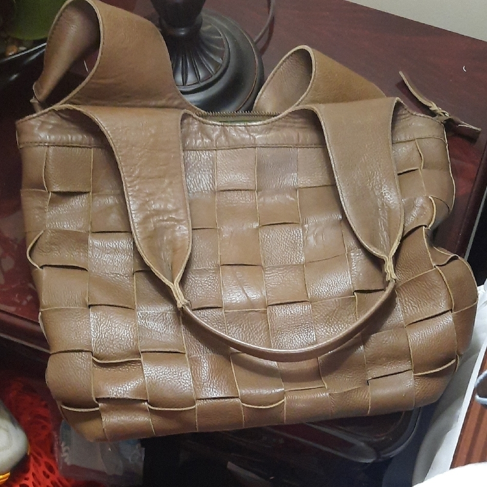 R.P.S. Rock Paper Scissors Leather Bag
